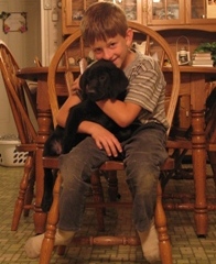 September 2007 - Wesley with Dingo